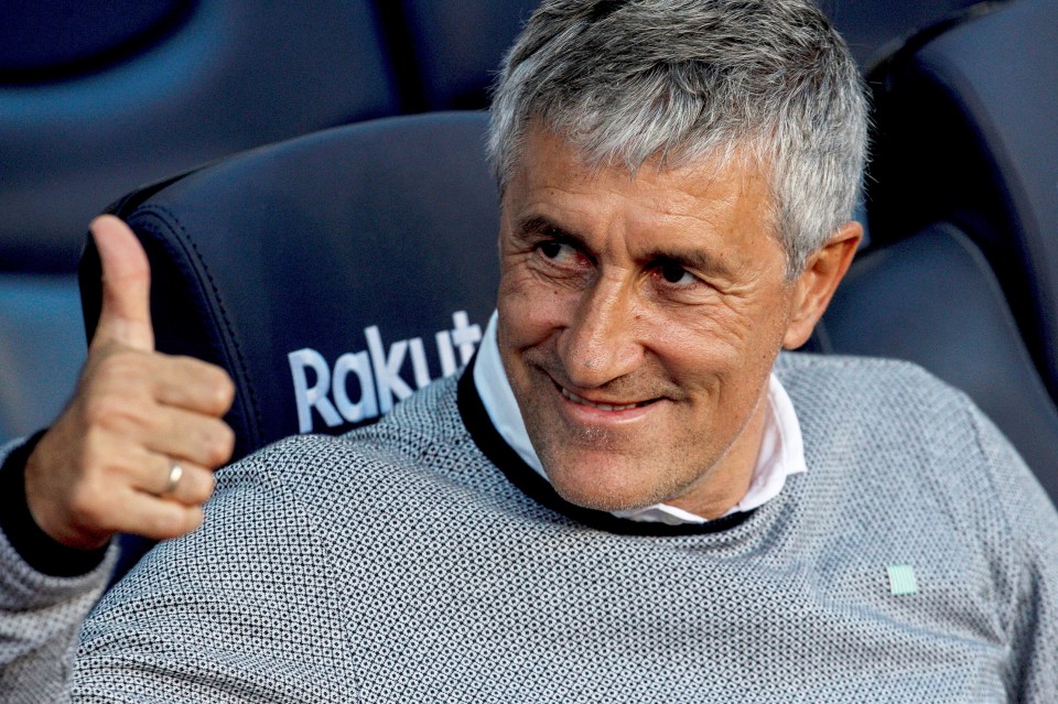  Barcelona are on the verge of hiring Quique Setien to replace Ernesto Valverde