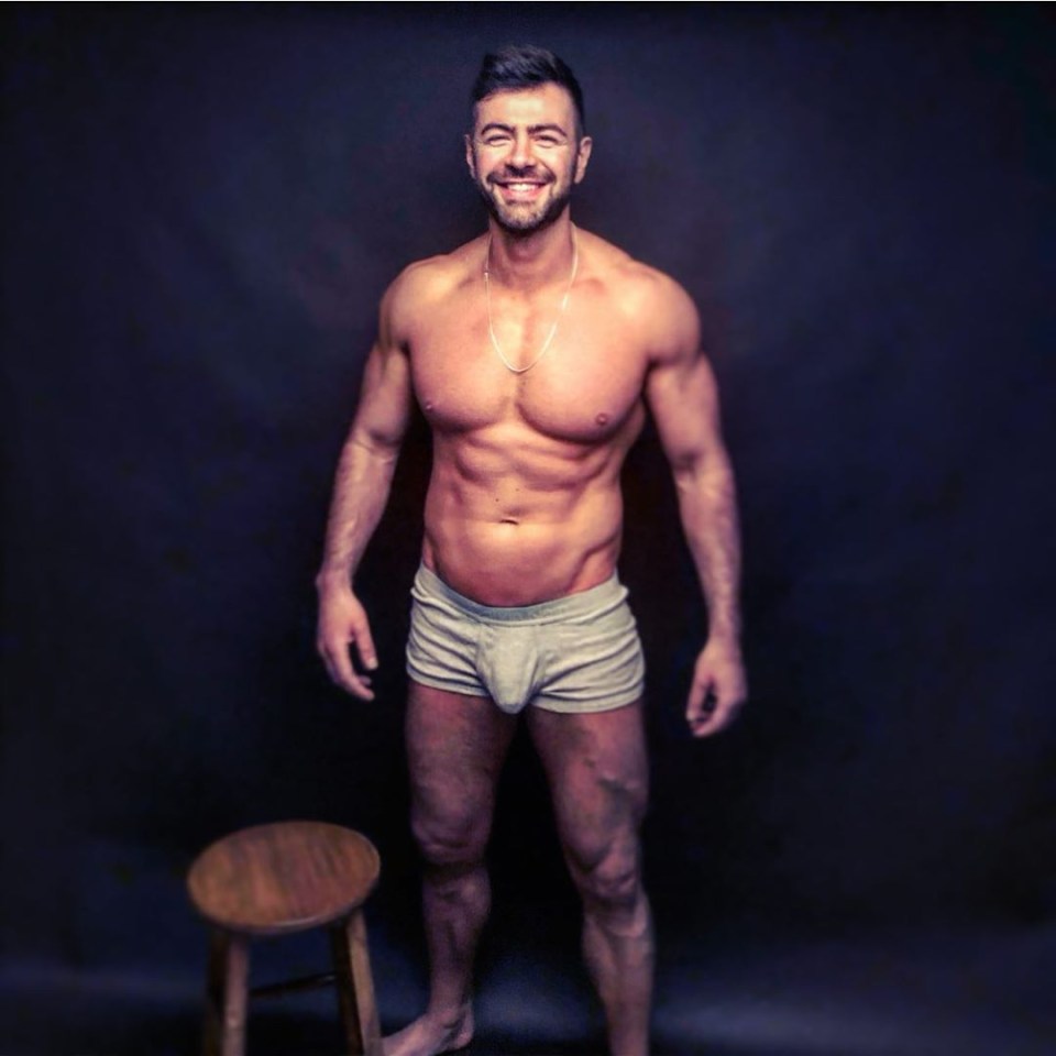  David Tag is no stranger to stripping down to his boxers for photos