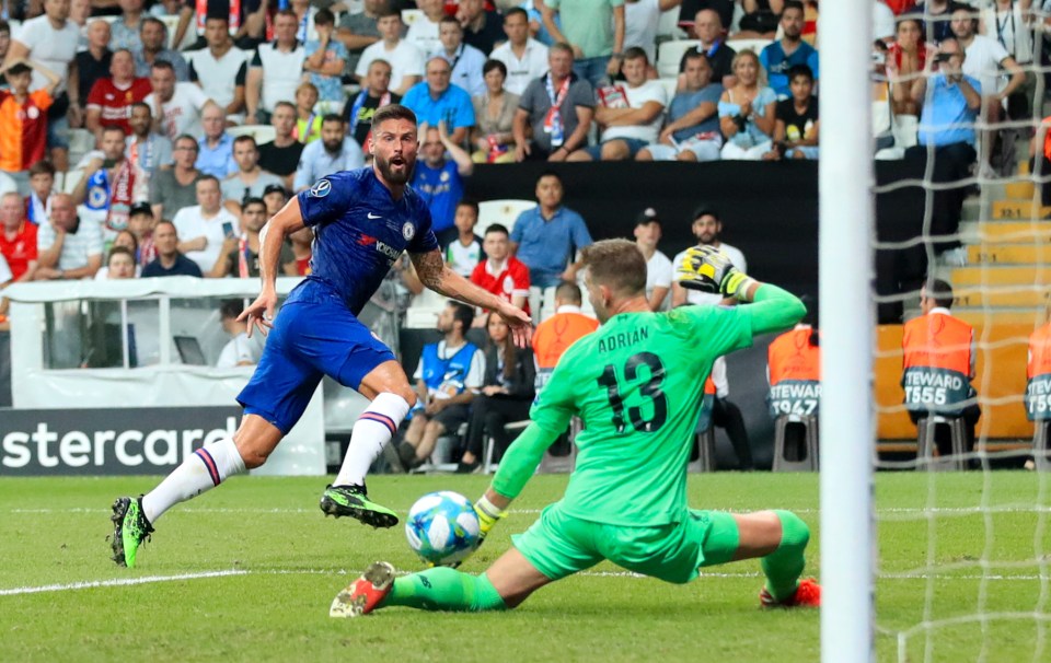 The Frenchman's only Chelsea goal so far this season came in the Super Cup against Liverpool