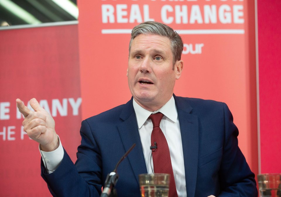  Sir Keir Starmer is the favourite to replace Jeremy Corbyn as Labour leader, according to a YouGov poll of party members