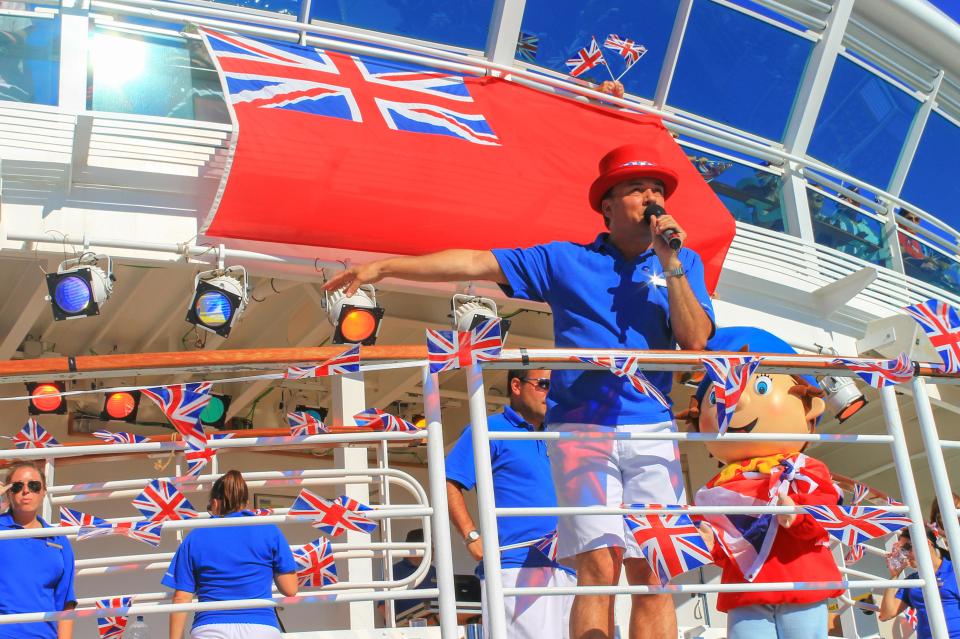  Departures from the final port before a ship’s return to the UK have for years been marked by a rousing singalong on deck