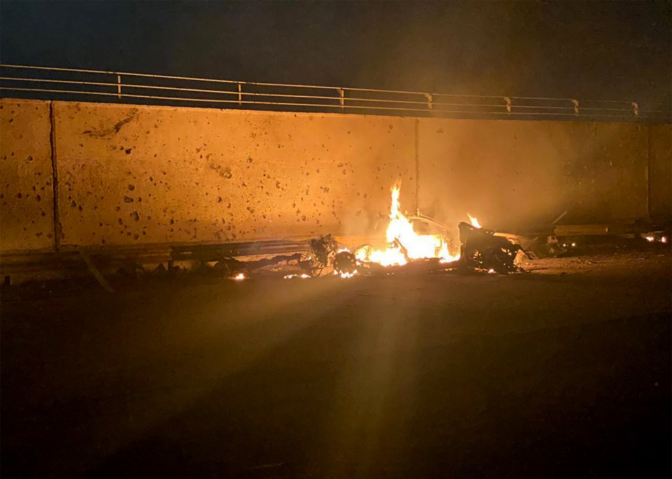  At least two missiles were fired, killing the general and others in two cars