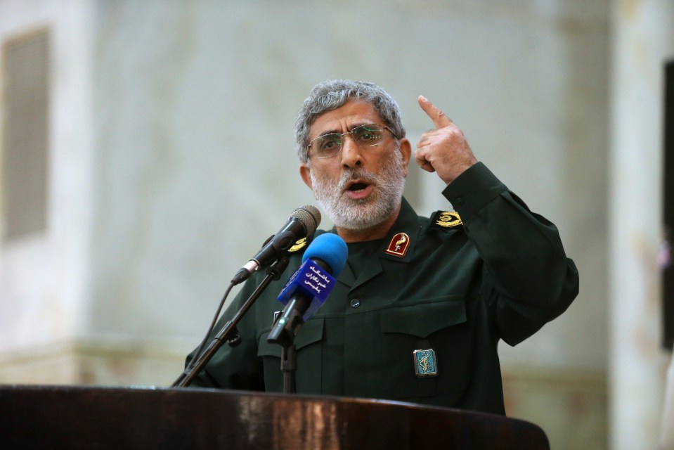  Gen. Esmail Ghaani, the new leader of Iran's elite Quds Force, has vowed revenge