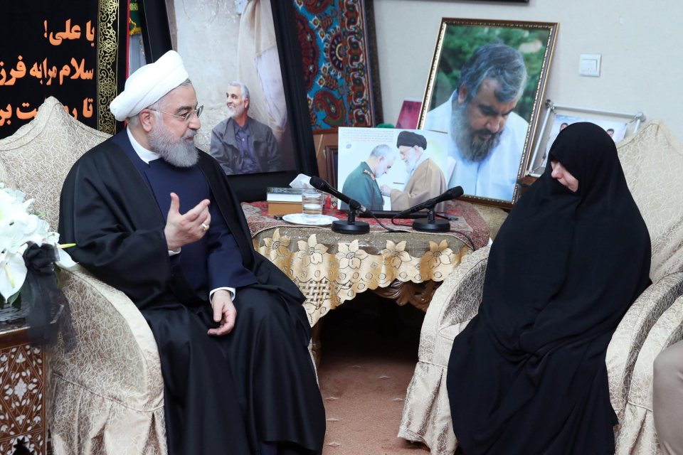  Iranian president Hassan Rouhani told General Soleimani's daughter that Iran would "avenge [her father's] blood"
