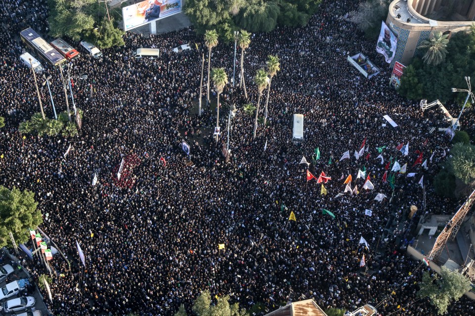 Tens of thousands of Iranians took to the streets on the weekend to mourn the death of General Qasem Soleimani