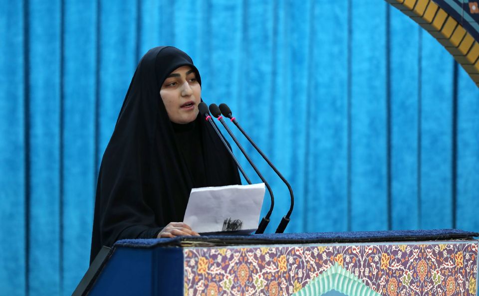  Zeinab Soleimani, daughter of slain Iranian military commander Qasem Soleimani, has threatened US troops