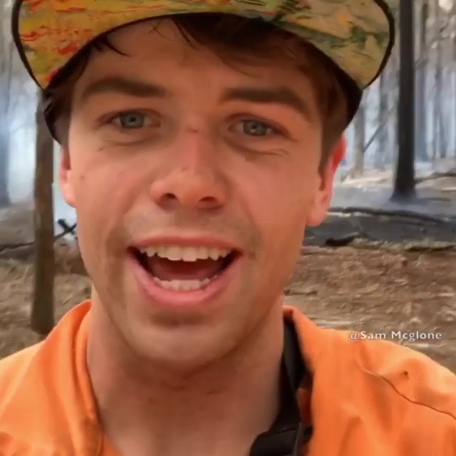  Sam has pleaded with his followers to donate to help fight the wildfires