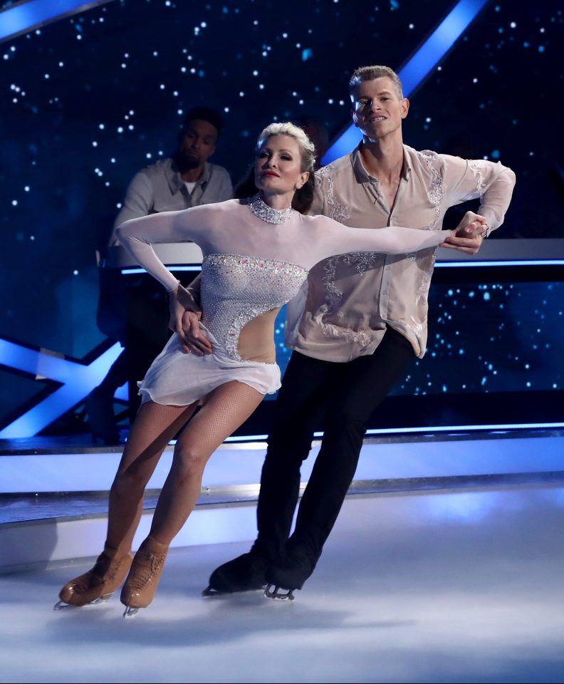Caprice and Hamish came second on the Dancing On Ice leaderboard in week one