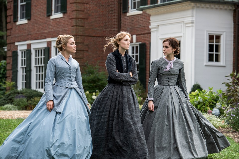  Her co-star Saoirse Ronan (centre) is up for Best Actress