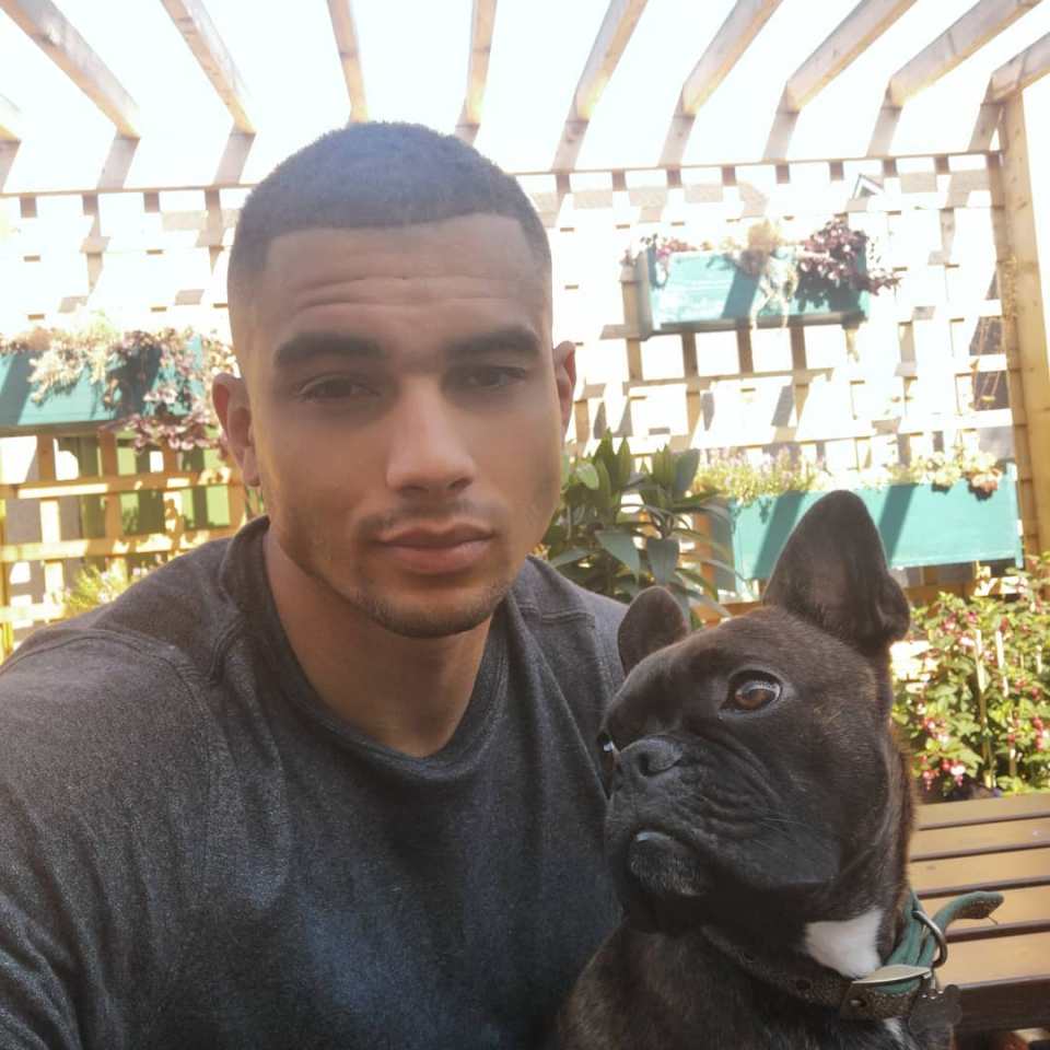  The dog lover says he's fun to be around
