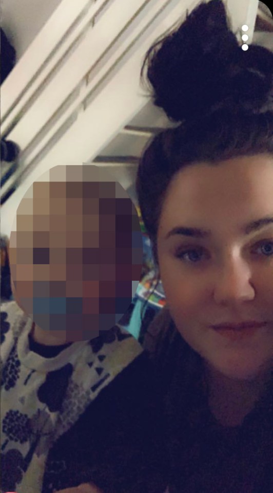  Sophie Talbot and her toddler son were left without over New Year