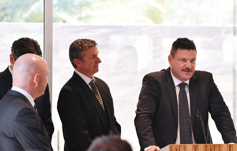  Dick's sons told stories of their adventurous father, who they also said was a proud grandfather
