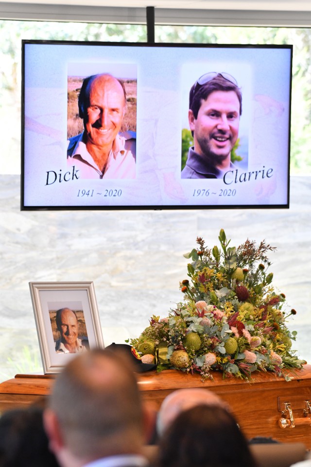  Dick and Clayton Lang were laid to rest in a funeral service on Friday