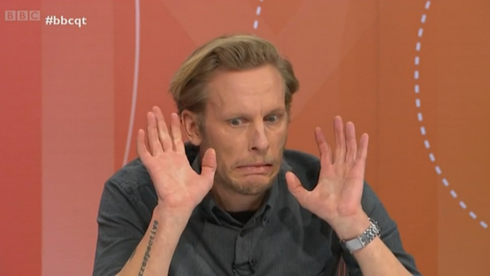  The actor first sparked a row when he appeared on BBC's Question Time and said racism claims over the treatment of Meghan Markle were 'boring'