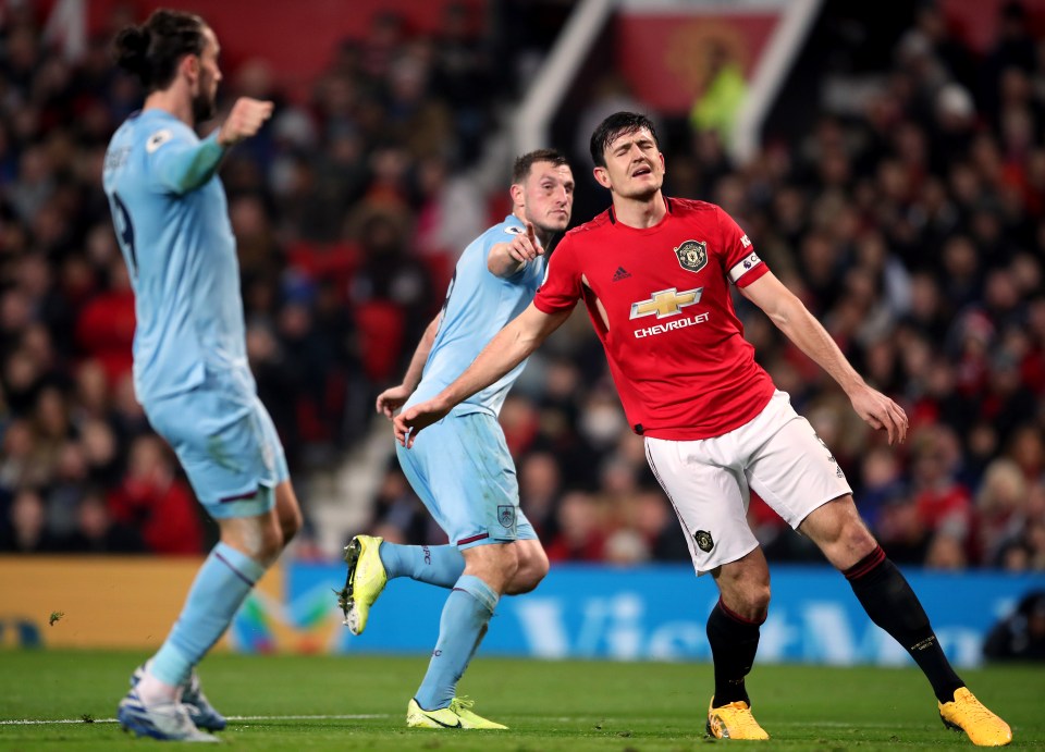  Harry Maguire was beaten in the box as Woods nipped in ahead of the defender