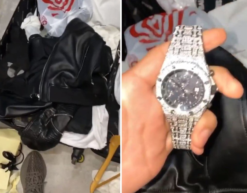  The thieves failed to find Eubank's expensive watch, which was hidden in a coat