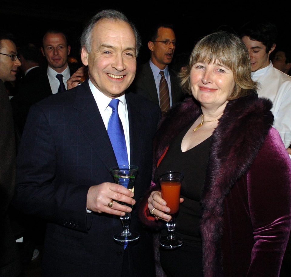 Alastair Stewart married Sallly Anne Jung in 1978, and the couple have four children