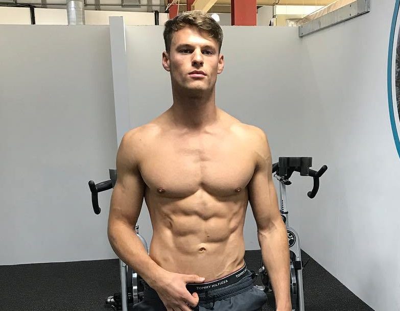 Josh Kempton is a 21-year-old male model and former marine-in-training from Surrey