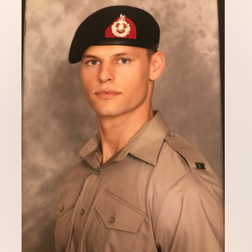  Josh Kempton spent five months training as a Royal Marine