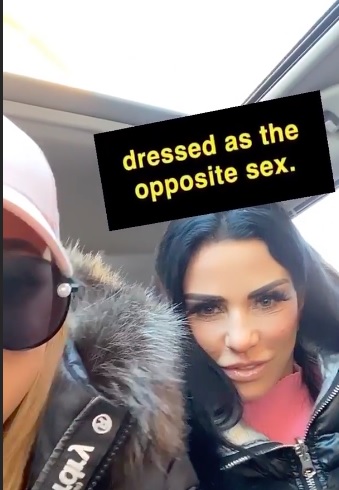  Katie and her pal couldn't stop laughing while playing the Instagram game