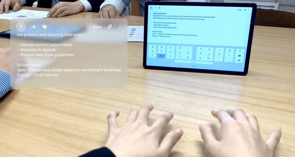  AI is used to map a users hand movements through the selfie camera