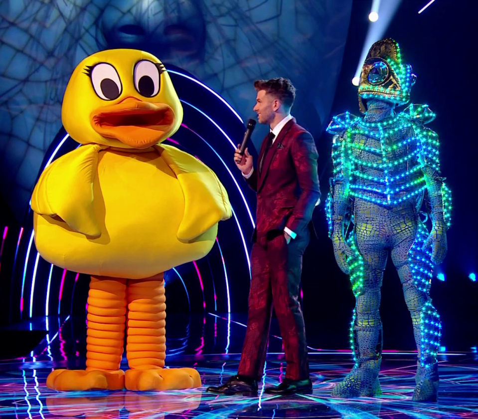  Justin was in the bottom two alongside still-anonymous Duck
