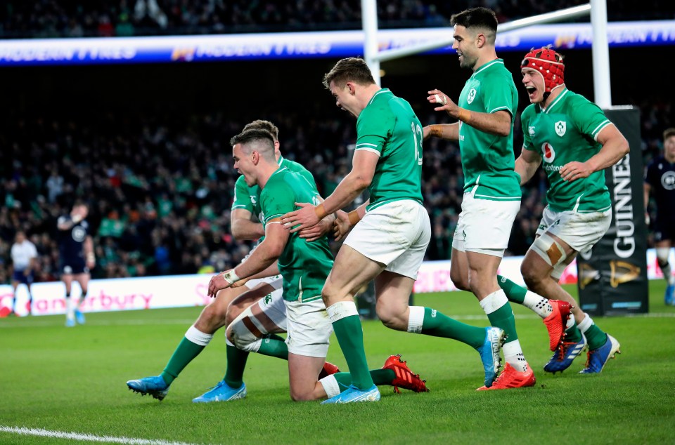  Ireland escaped with a 19-12 victory in their absorbing Six Nations opener against Scotland