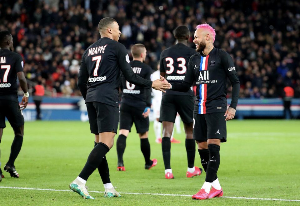  Mbappe had put PSG four up ten minutes prior to his outburst