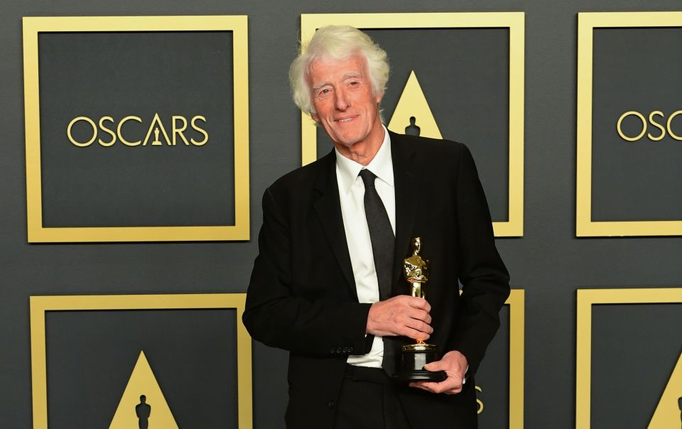 British cinematographer Roger Deakins won the award for Cinematography for 1917