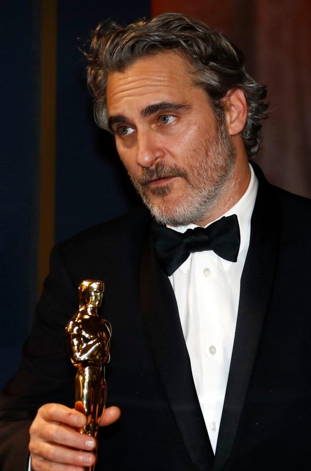  Joaquin Phoenix took home the best actor award for his role in the Joker
