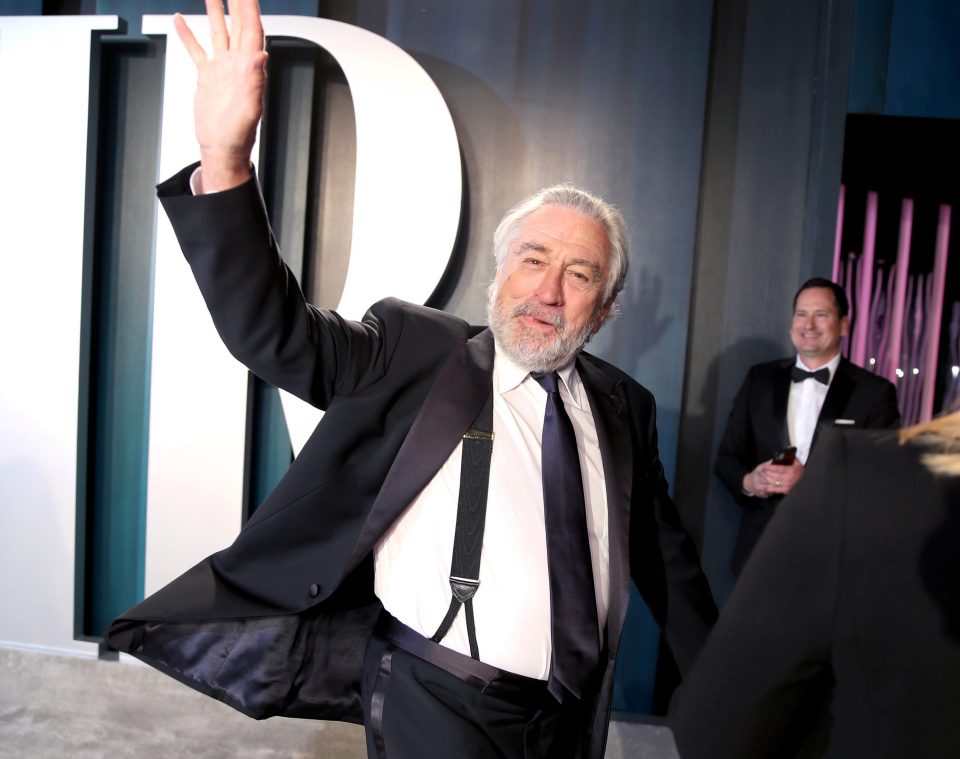  Hollywood legend Robert De Niro appeared in high spirits