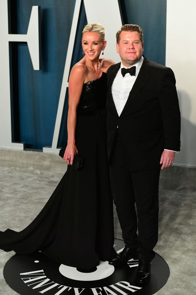  James Corden looked dapper as he arrived at the event with wife Julia