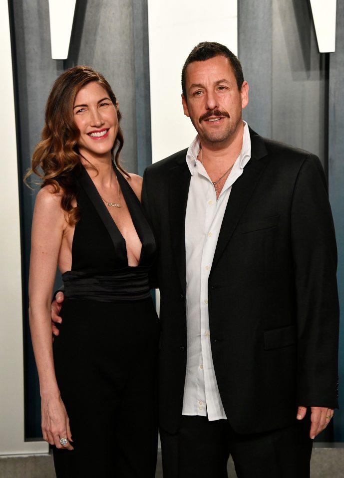  Adam Sandler and wife Jackie put on a cosy display