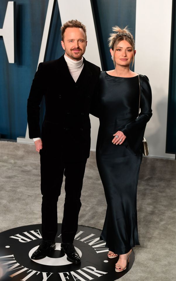  Aaron Paul and Lauren Parsekian were couple goals
