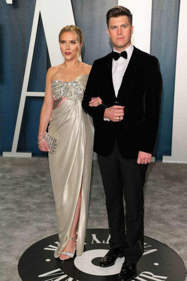  Scarlett Johansson and fiance Colin Jost were the perfect pair
