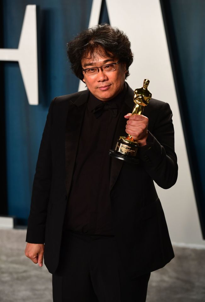  Bong Joon-ho certainly had a lot to celebrate at the star-studded party