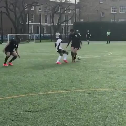  The Brazilian was left red-faced after the ball was put through his legs