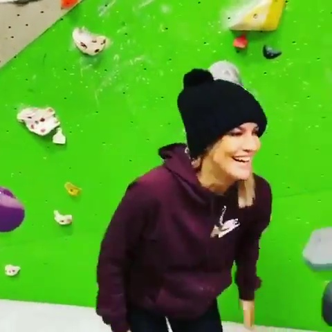  She had recently posted climbing videos on social media