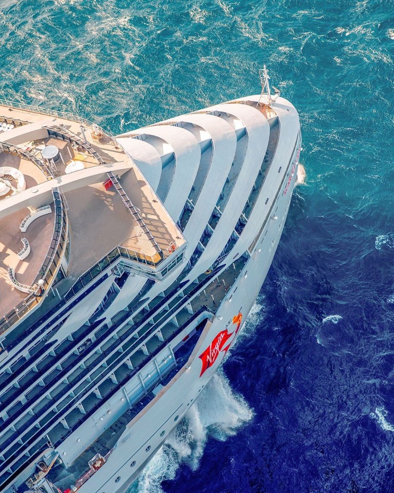  The Scarlet Lady can host 2,770 passengers at once
