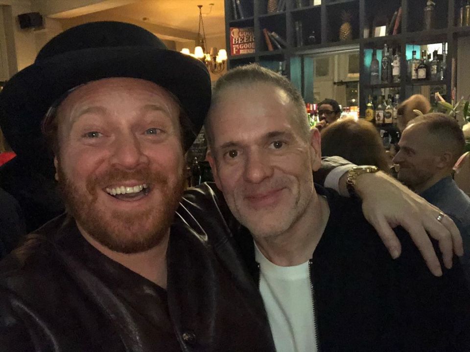 Fans were amazed by Chris Moyles's astonishing weight loss in this snap shared by Keith Lemon