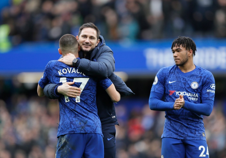  Frank Lampard's side are now four points clear of Tottenham