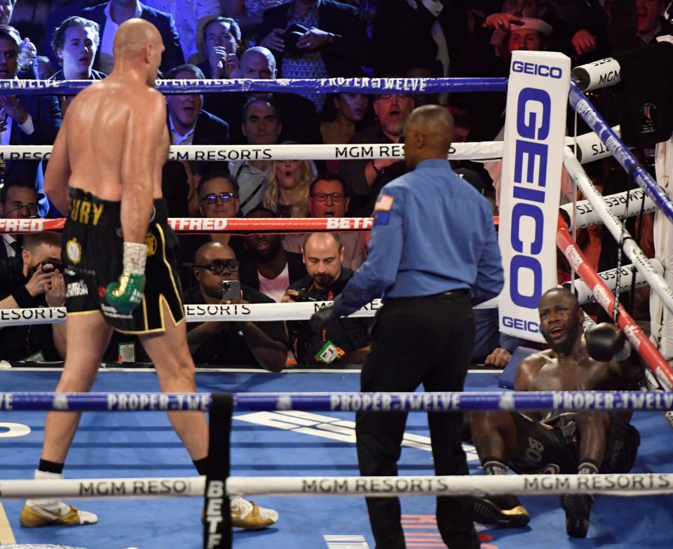  Floored Wilder cannot believe the power of the Gypsy King