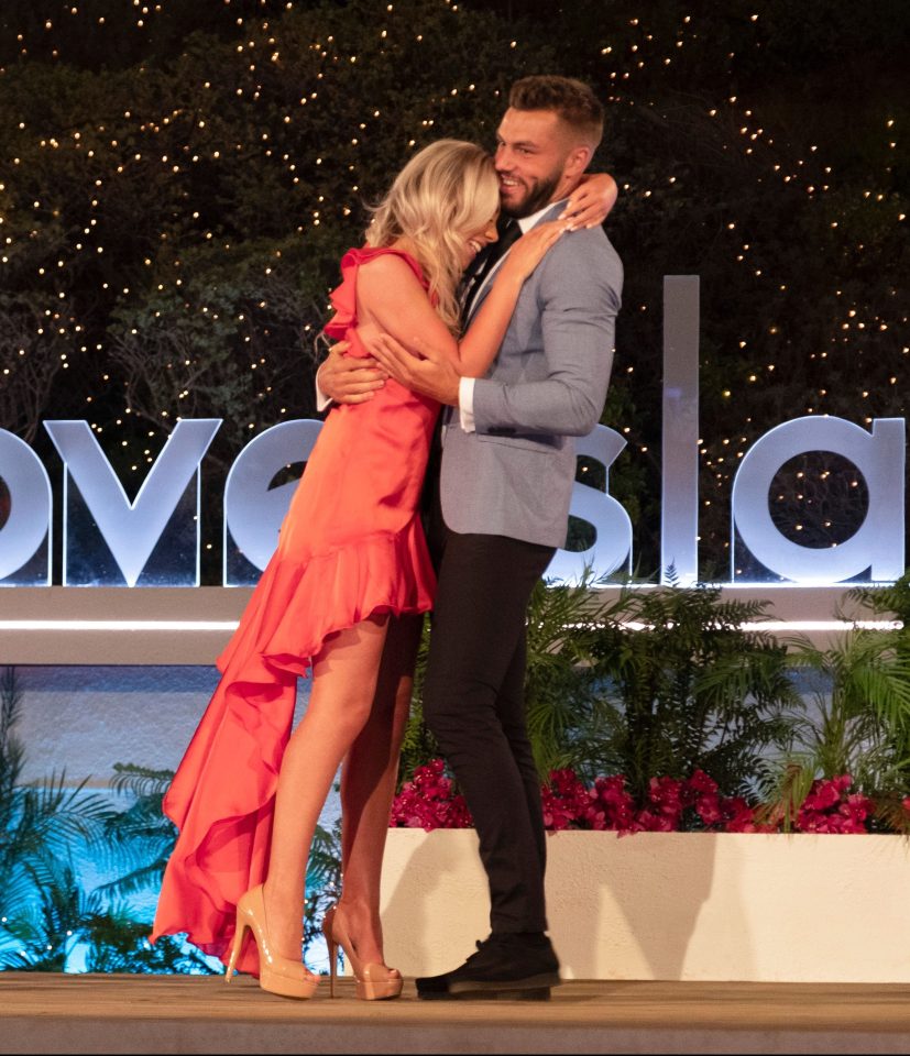  Paige and Finn were very excited to be crowned winners of Love Island