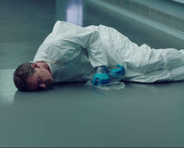 Thomas chocked to death after breathing in a nerve gas