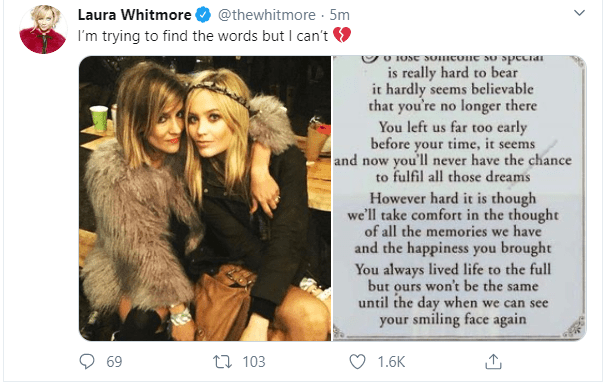  Laura Whitmore, friend and new host of Love Island, paid tribute