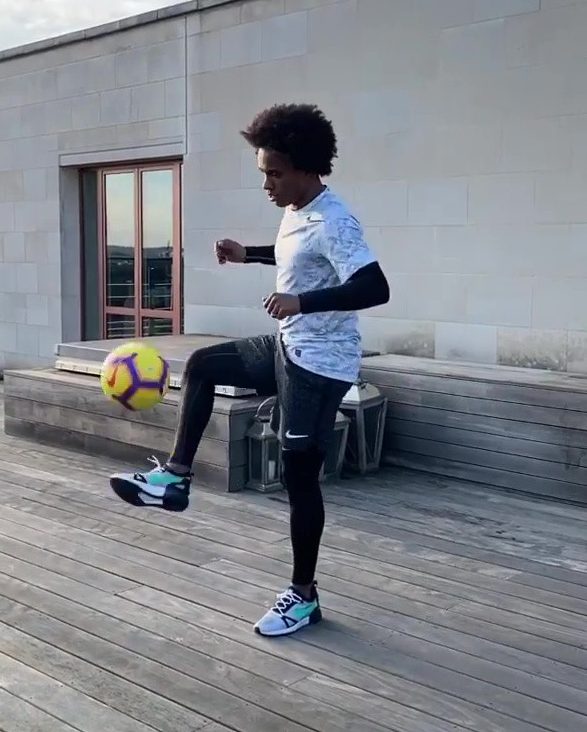 Willian is a free agent in the summer so Instagram is the best place for him to showcase his skills during the coronavirus crisis