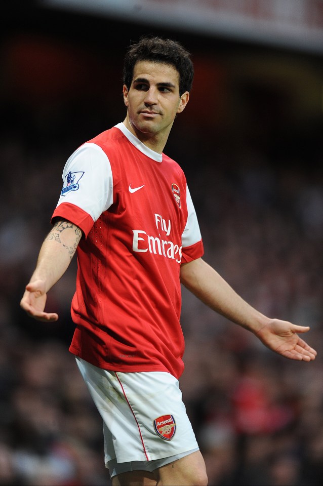  Fabregas appeared to criticise his Arsenal team-mates