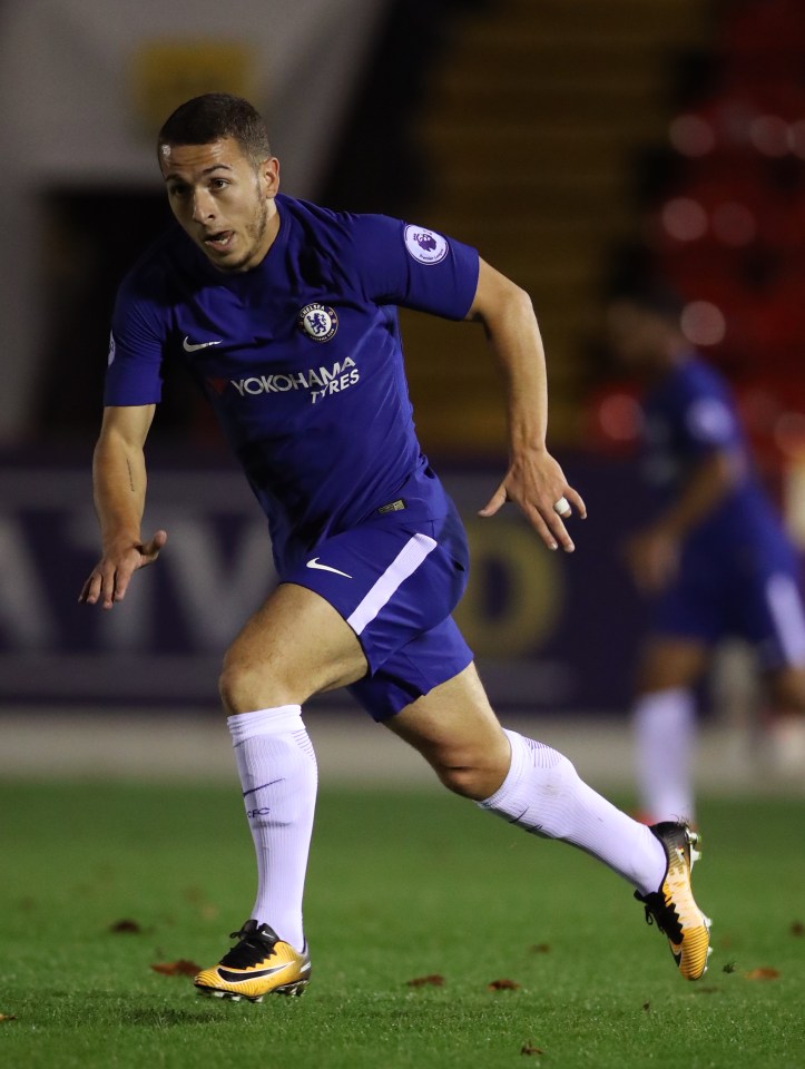  Kylian Hazard has joined his brothers with the new look shaved head.