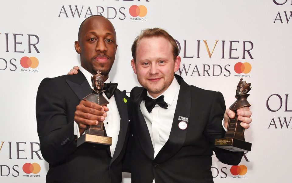 Michael Jibson won an Olivier Award in 2018