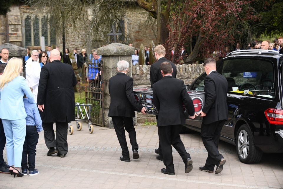  The teen, who adored music, was laid to rest in a ghetto blaster-themed coffin
